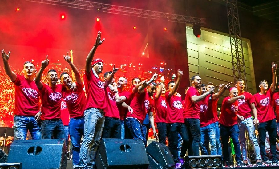 חגיגות האליפות בעונה קודמת (צילום: יעד פחימה)